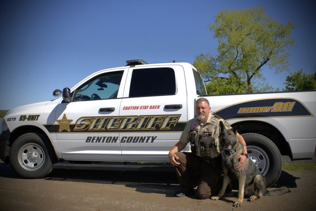 Deputy Bonfield and K-9 Kajin Duke