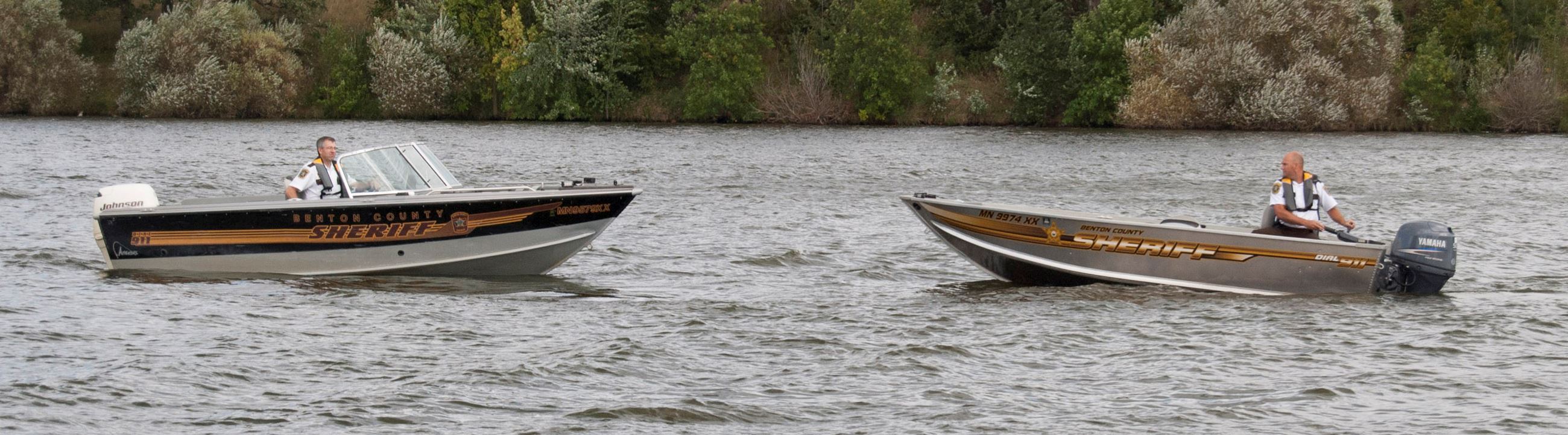 Benton County Sheriff's Office Boats on Water